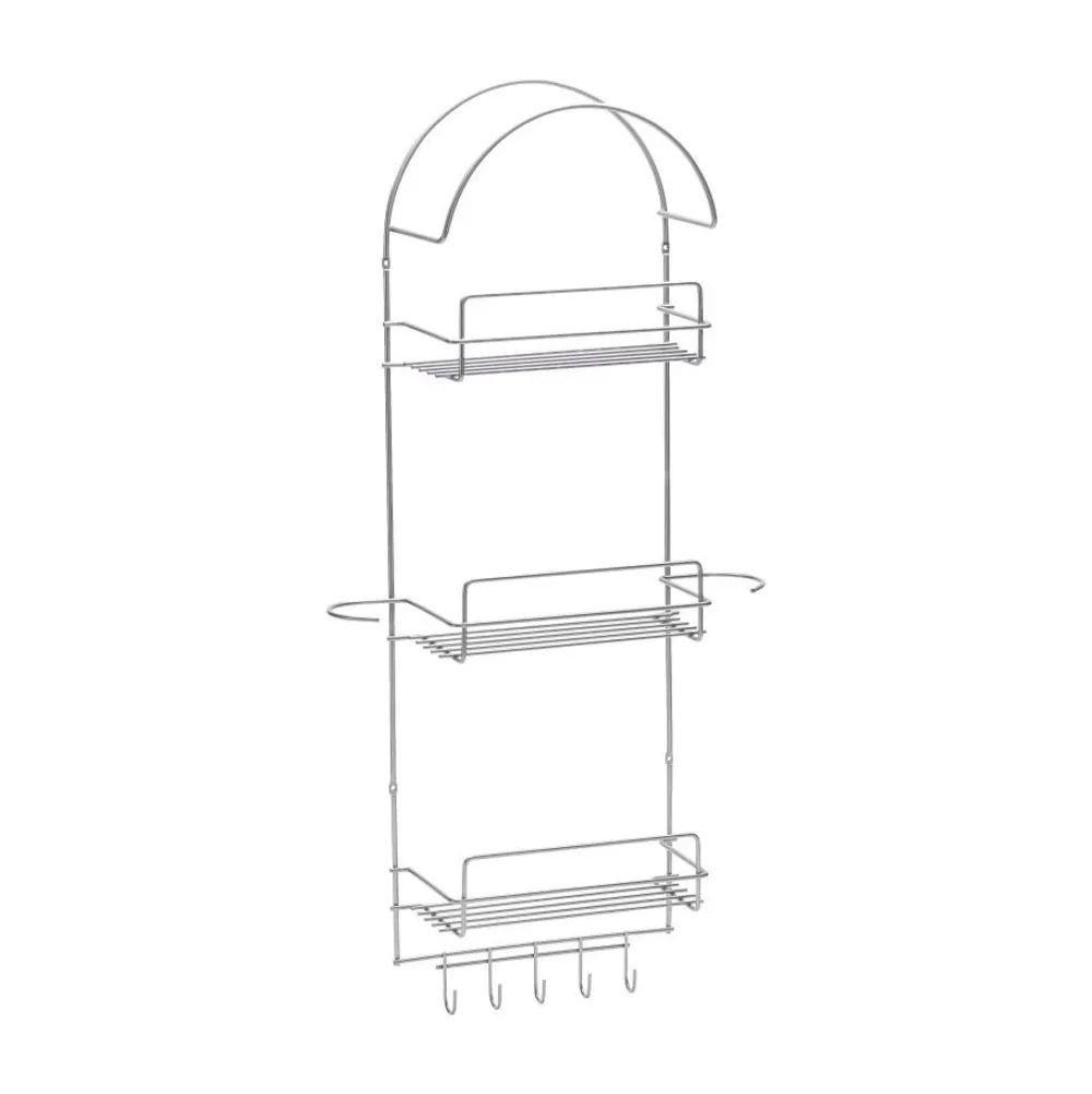 Siivouskaapin hyllykkö 460x130x920mm teräs*Beslag Design Online