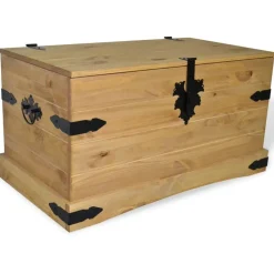 Online Säilytysarkku meksikon mänty corona-sarja 91x49,5x47 cm Säilytysarkut