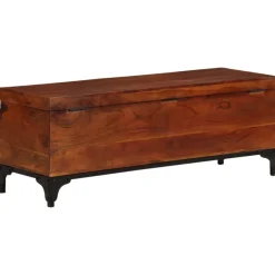 Best Säilytysarkku 110x35x41 cm akaasiapuu Säilytysarkut