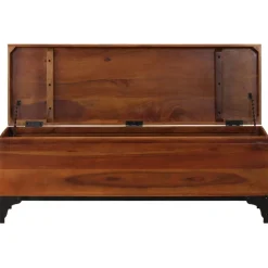 Best Säilytysarkku 110x35x41 cm akaasiapuu Säilytysarkut