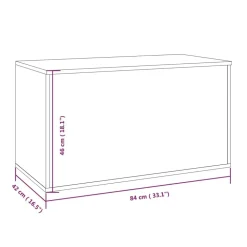 Säilytysarkku 84x42x46cm, eri värejä*FinePRICE Best