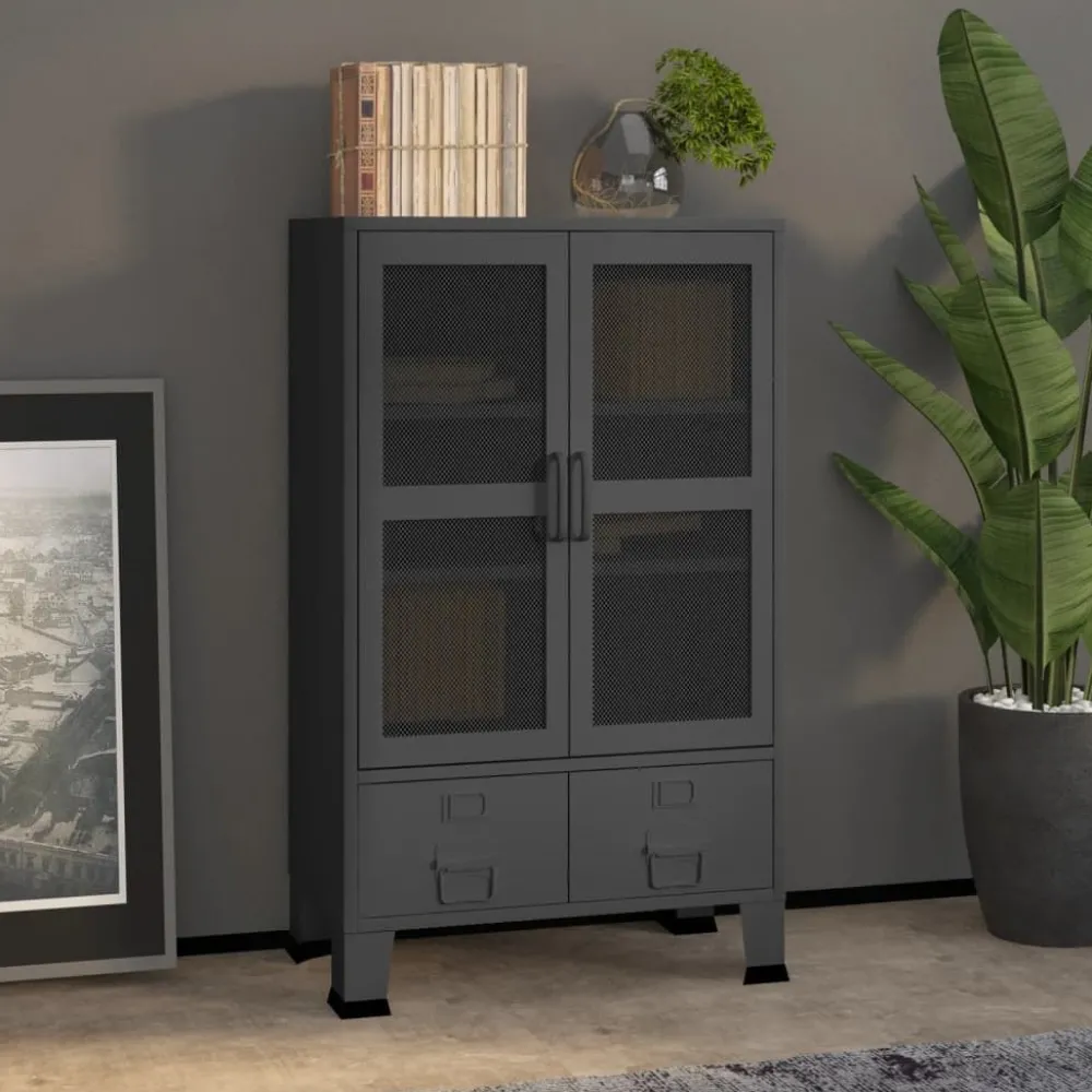 Säilytysarkku 70x40x115cm, metalli, eri värejä*FinePRICE Outlet