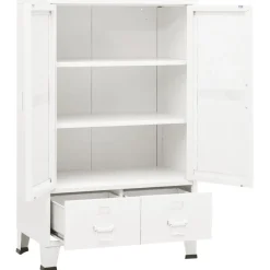 Säilytysarkku 70x40x115cm, metalli, eri värejä*FinePRICE Outlet