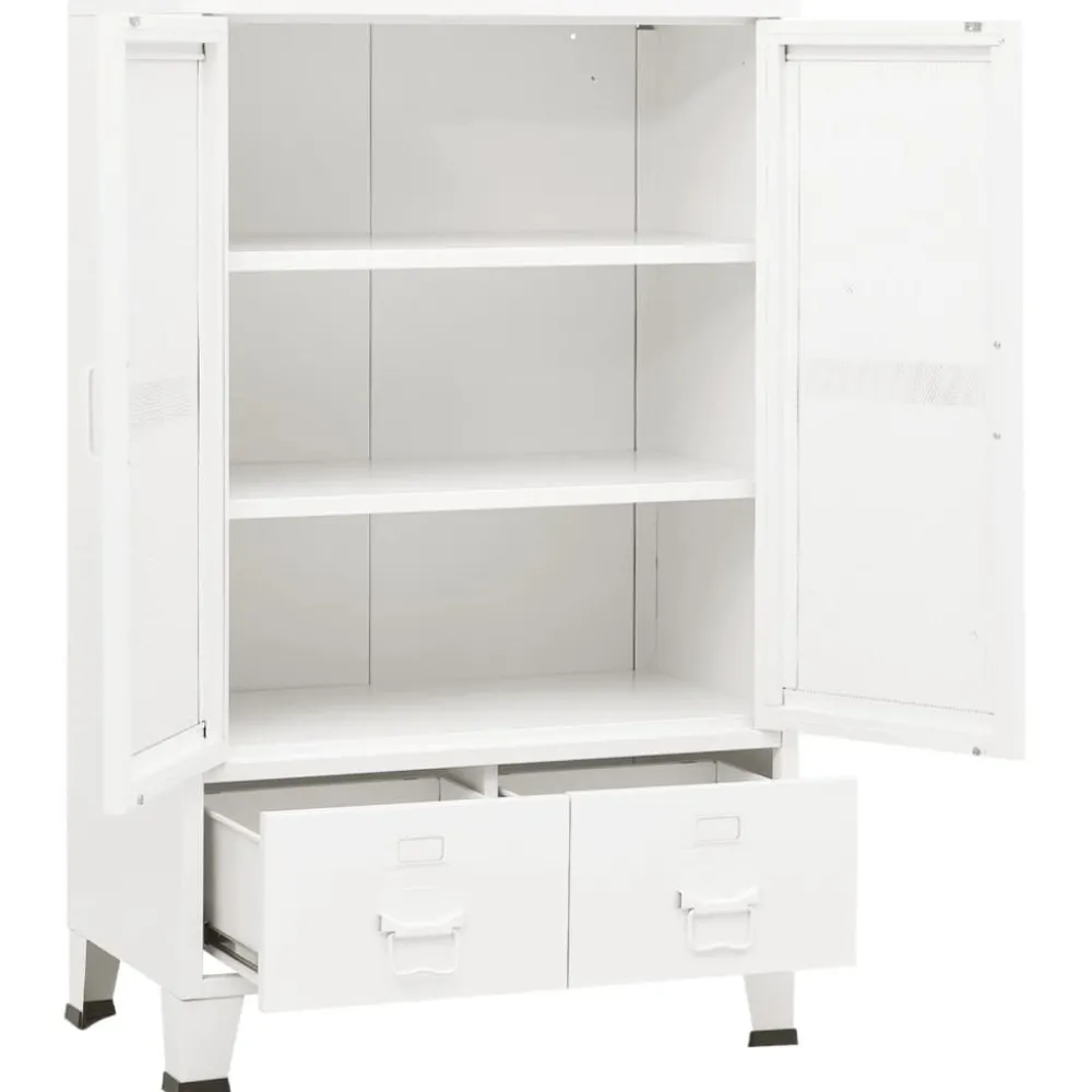 Säilytysarkku 70x40x115cm, metalli, eri värejä*FinePRICE Outlet