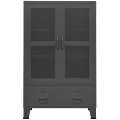 Säilytysarkku 70x40x115cm, metalli, eri värejä*FinePRICE Outlet
