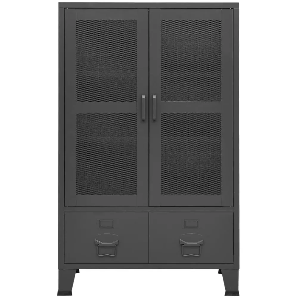 Säilytysarkku 70x40x115cm, metalli, eri värejä*FinePRICE Outlet