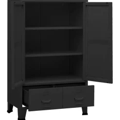 Säilytysarkku 70x40x115cm, metalli, eri värejä*FinePRICE Outlet