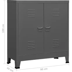 Clearance Säilytysarkku 90x40x100cm, teräs, eri värejä Säilytysarkut