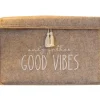 Outlet Säilytyskori Good Vibes, 35x23x23cm, kerma Piensäilytys Ja Korit