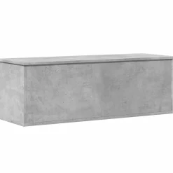 Säilytyslaatikko betoninharmaa 102x35x35 cm tekninen puu (40691)*FinePRICE Clearance