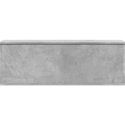 Säilytyslaatikko betoninharmaa 102x35x35 cm tekninen puu (40691)*FinePRICE Clearance