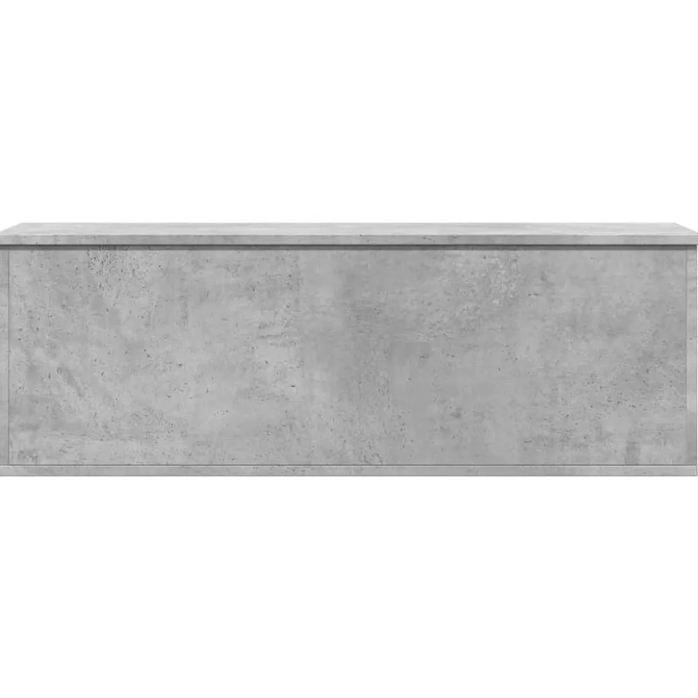 Säilytyslaatikko betoninharmaa 102x35x35 cm tekninen puu (40691)*FinePRICE Clearance