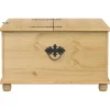 New Säilytyslaatikko Corona 90x78x45 cm täysi mänty (02770) Säilytysarkut