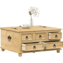 New Säilytyslaatikko Corona 90x78x45 cm täysi mänty (02770) Säilytysarkut