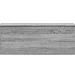 Discount Säilytyslaatikko harmaa Sonoma 90x35x35 cm tekninen puu (40686) Säilytysarkut