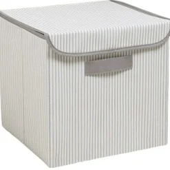 New Säilytyslaatikko YLC420, 30x30x30cm, harmaa Säilytyslaatikot Ulos