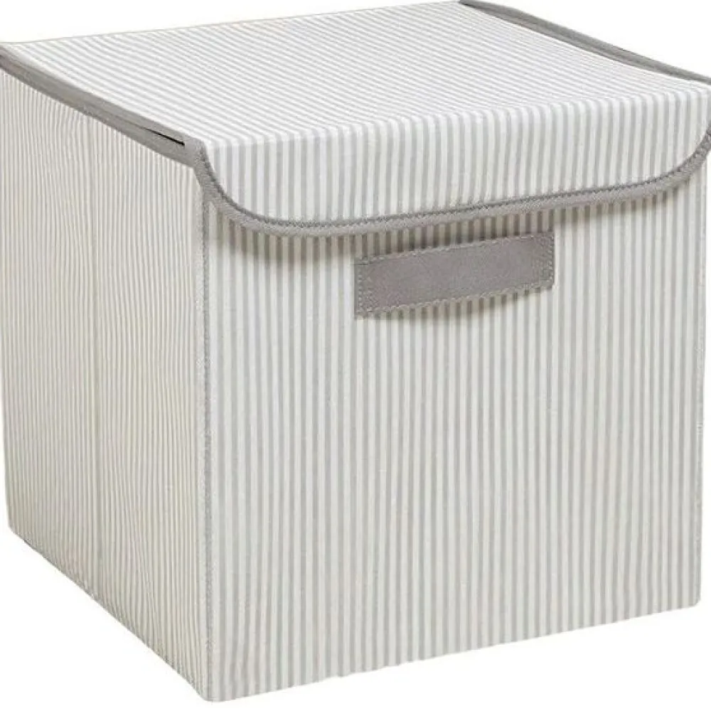 New Säilytyslaatikko YLC420, 30x30x30cm, harmaa Säilytyslaatikot Ulos