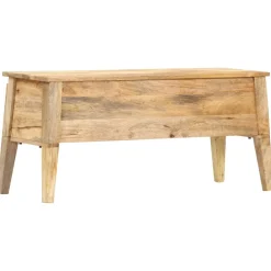 Hot Säilytyslaatikko 99x35x48 cm mangopuu Säilytysarkut