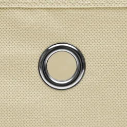 Säilytyslaatikot kansilla 4 kpl 28x28x28 cm kerma*FinePRICE Outlet