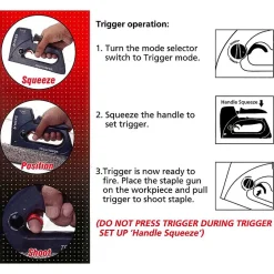 Outlet Sinkiläpistooli TP-5661/T Trigger Shot Naulaimet