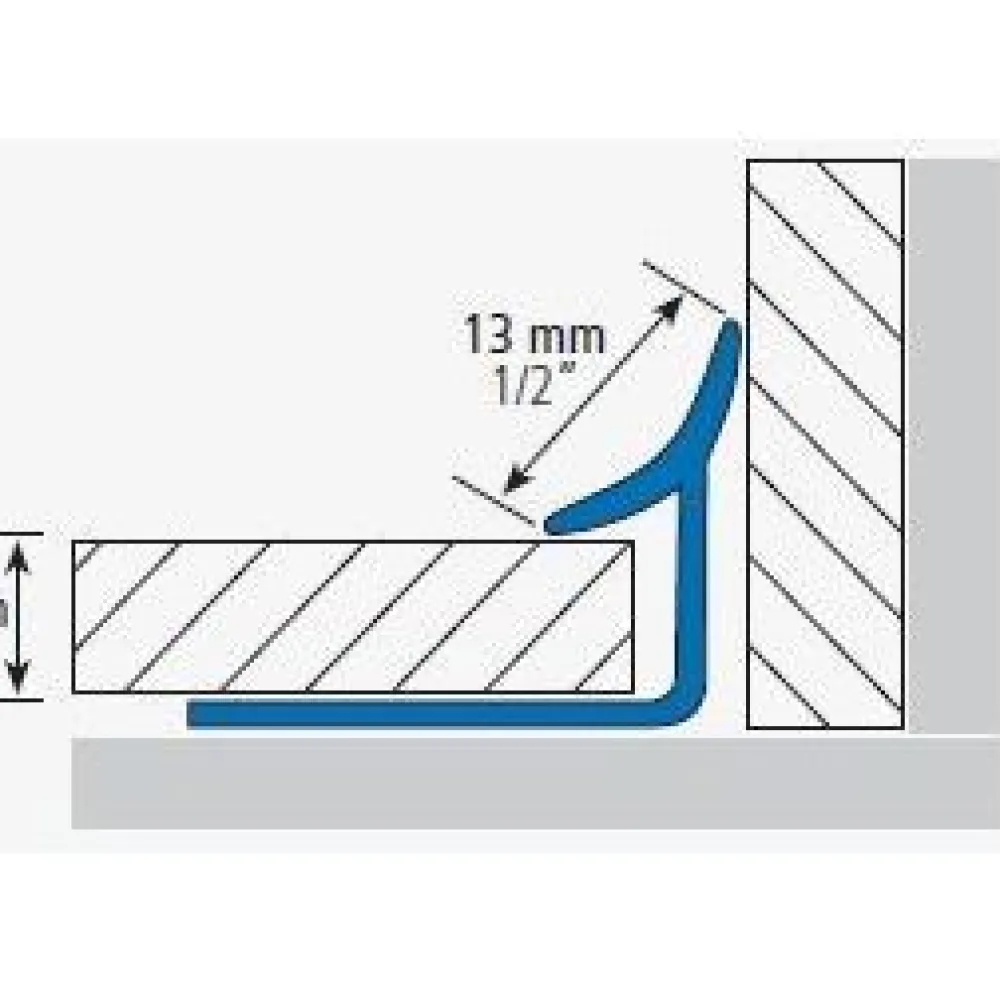 Sale Sisäkulmapala sisäkulmalistaan alumiini i-191a, 9mm, eri värejä Alumiinilistat|Laattalistat