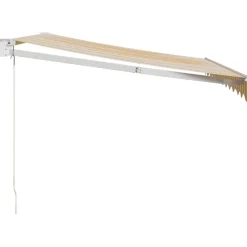 Hot Sisäänkelattava markiisi keltavalk. 3,5x2,5 m kangas/alumiini Markiisit