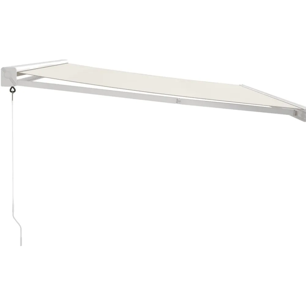 Sisäänkelattava markiisi kerma 4x3 m kangas/alumiini*FinePRICE Clearance