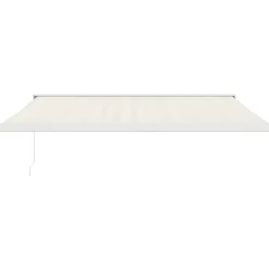 Sisäänkelattava markiisi kerma 4x3 m kangas/alumiini*FinePRICE Clearance