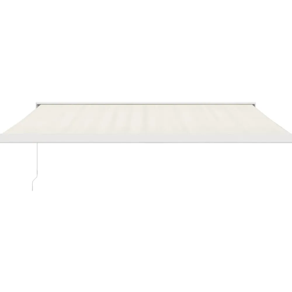 Sisäänkelattava markiisi kerma 4x3 m kangas/alumiini*FinePRICE Clearance