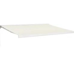 Sisäänkelattava markiisi kerma 4x3 m kangas/alumiini*FinePRICE Clearance