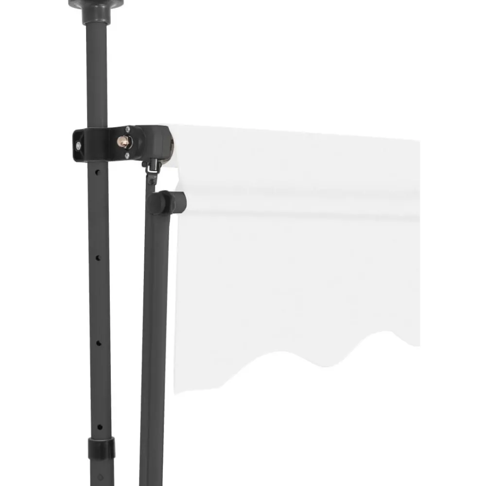 Sisäänkelattava markiisi ledillä 300 cm kerma*FinePRICE Online