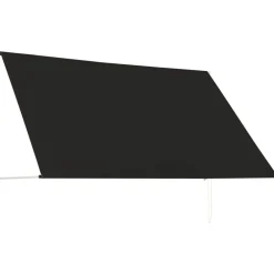 Outlet Sisäänkelattava markiisi 250x150 cm antrasiitti Markiisit