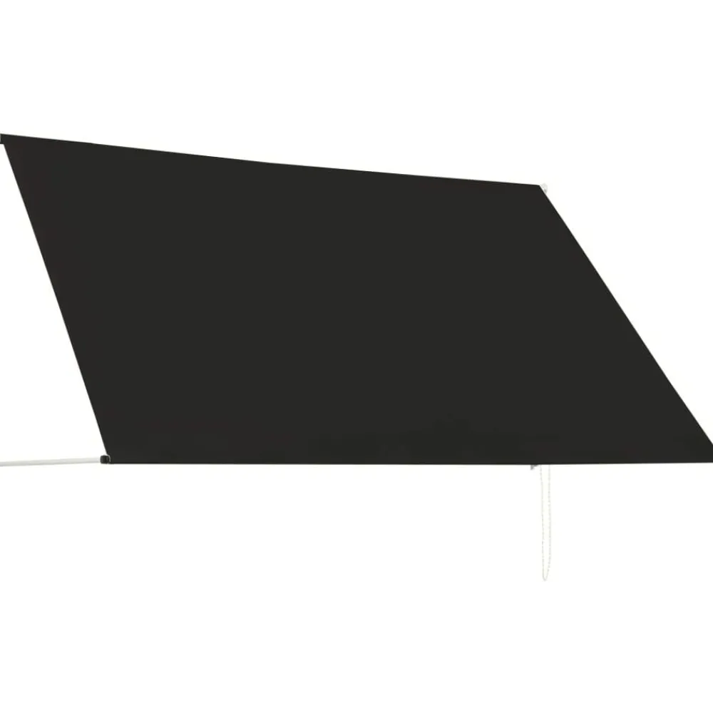Outlet Sisäänkelattava markiisi 250x150 cm antrasiitti Markiisit