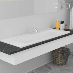Sisäänrakennettu pesuallas 101x39,5x18,5cm keraaminen Tasoon Upotettavat Altaat