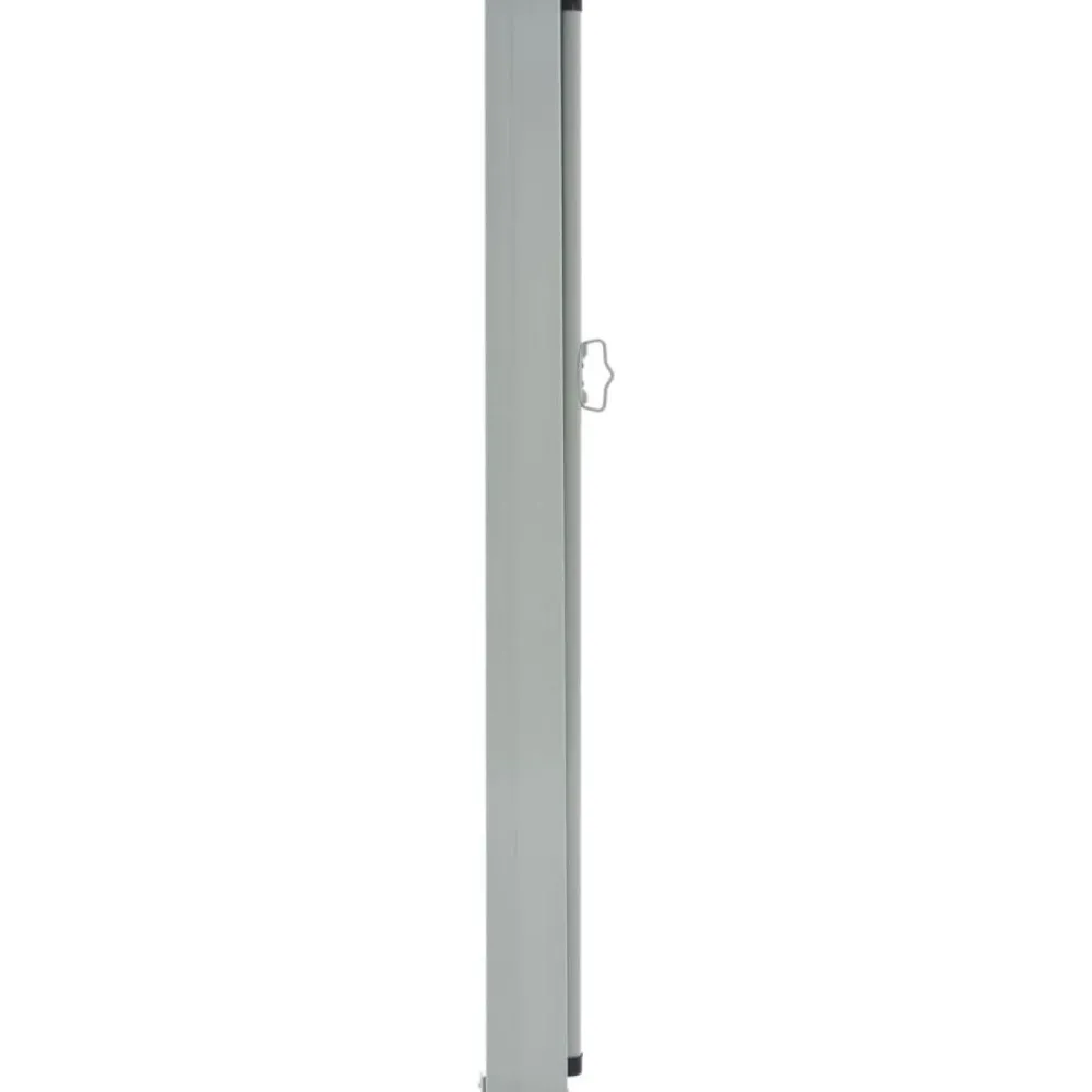 Sisäänvedettävä terassin sivumarkiisi 120 x 300 cm harmaa*FinePRICE Online