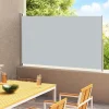 Sisäänvedettävä terassin sivumarkiisi 200x300 cm antrasiitti*FinePRICE Clearance