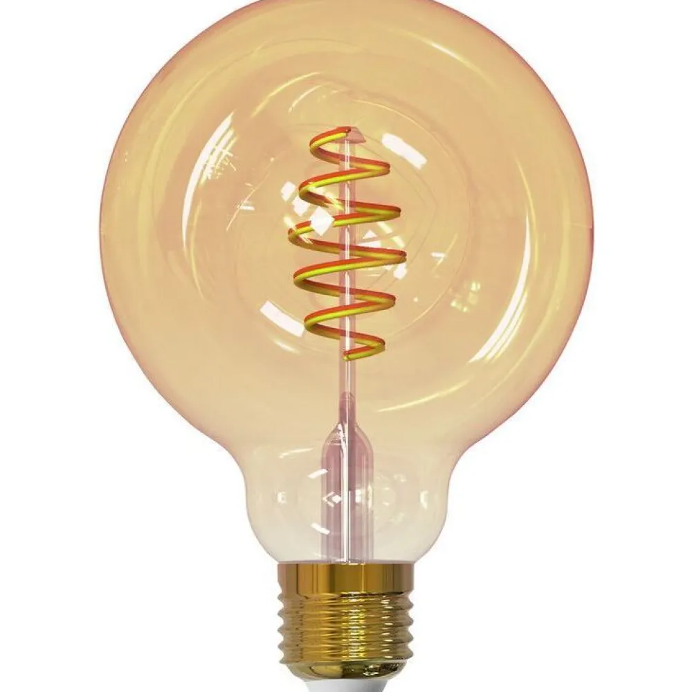 Sisustuslamppu SmartHome GLOBE 95, 4.9W, E27, 350lm, 1800-3000K, amber Älyvalaistus|Lamput Ja Polttimot