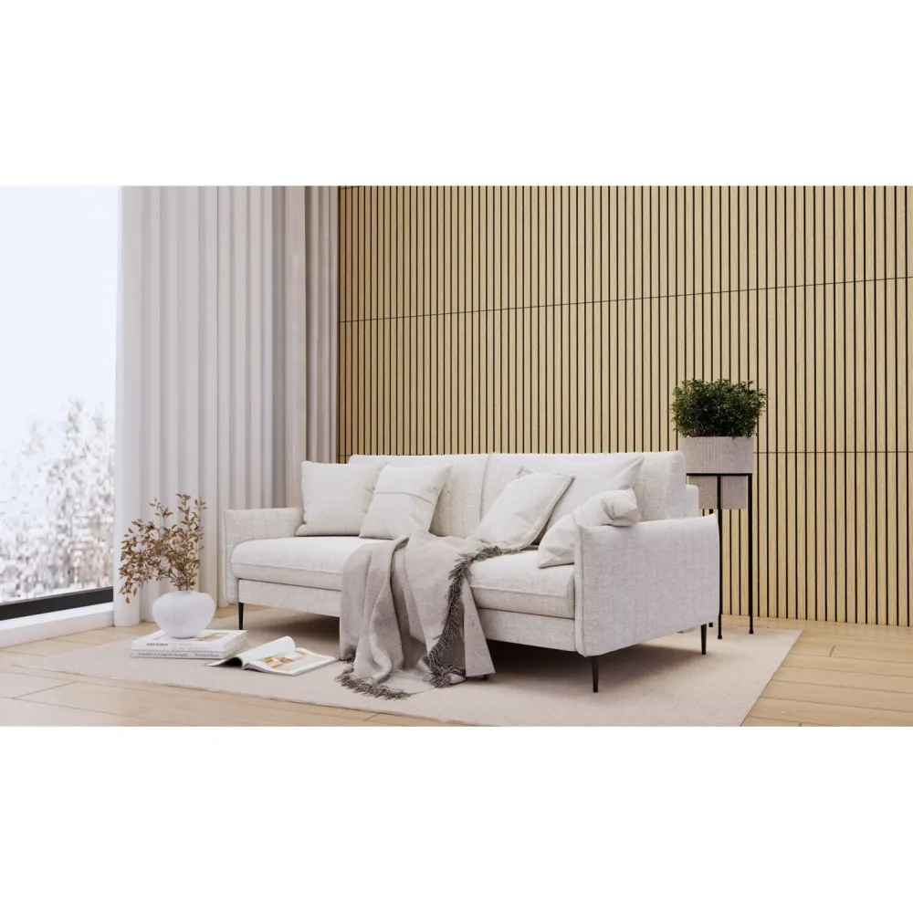 Hot Sisustuslevy/akustiikkalevy Slim Line Easy 60, 9x594x600mm, tammiviilu, tarrakiinnitteinen Sisustuslevyt
