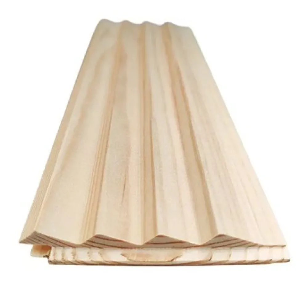 Sisustuspaneeli Laine STK, 12x90x3280, sormijatkettu erikoismänty, ympäripontattu, puuvalmis*Aarni Discount