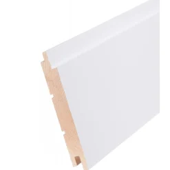 Hot Sisustuspaneeli Aure Riihi STS PN 15x120x2500mm harjattu puhtaan valkoinen Seinäpaneelit|Kattopaneelit
