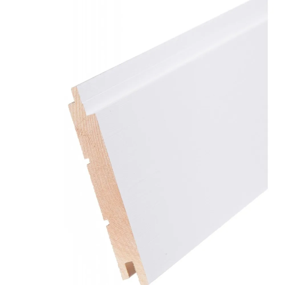 Hot Sisustuspaneeli Aure Riihi STS PN 15x120x2500mm harjattu puhtaan valkoinen Seinäpaneelit|Kattopaneelit