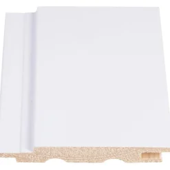 Sisustuspaneeli STS-3 PN 13x95x2100mm Sj mänty ympäripontattu maalattu lumi Seinäpaneelit|Kattopaneelit