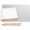 Online Sisustuspaneeli STS-3 PN 14x145x2100mm Sj mänty ympäripontattu maalattu valkoinen Seinäpaneelit|Kattopaneelit