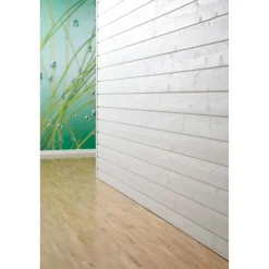Sisustuspaneeli Kuura, 145x2350x14mm, mänty, STS, valkoinen*Siparila Best