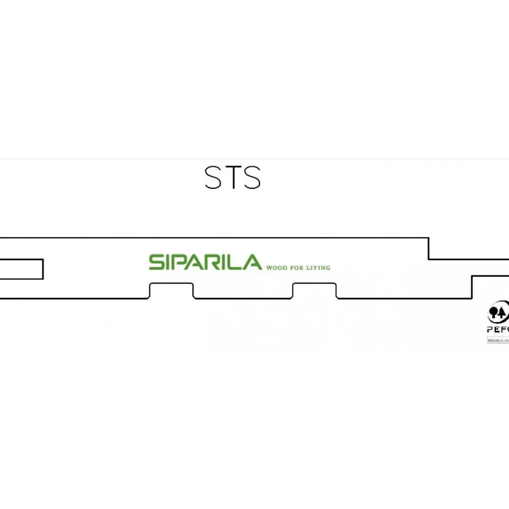 Outlet Sisustuspaneeli Struktuuri STS 15x176x2350 mm valkoinen Saunapaneelit|Kattopaneelit