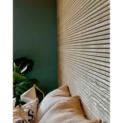 Sale Sisustuspaneeli Vire 15x90x3600 mm kuultava hiekka Rimaseinät
