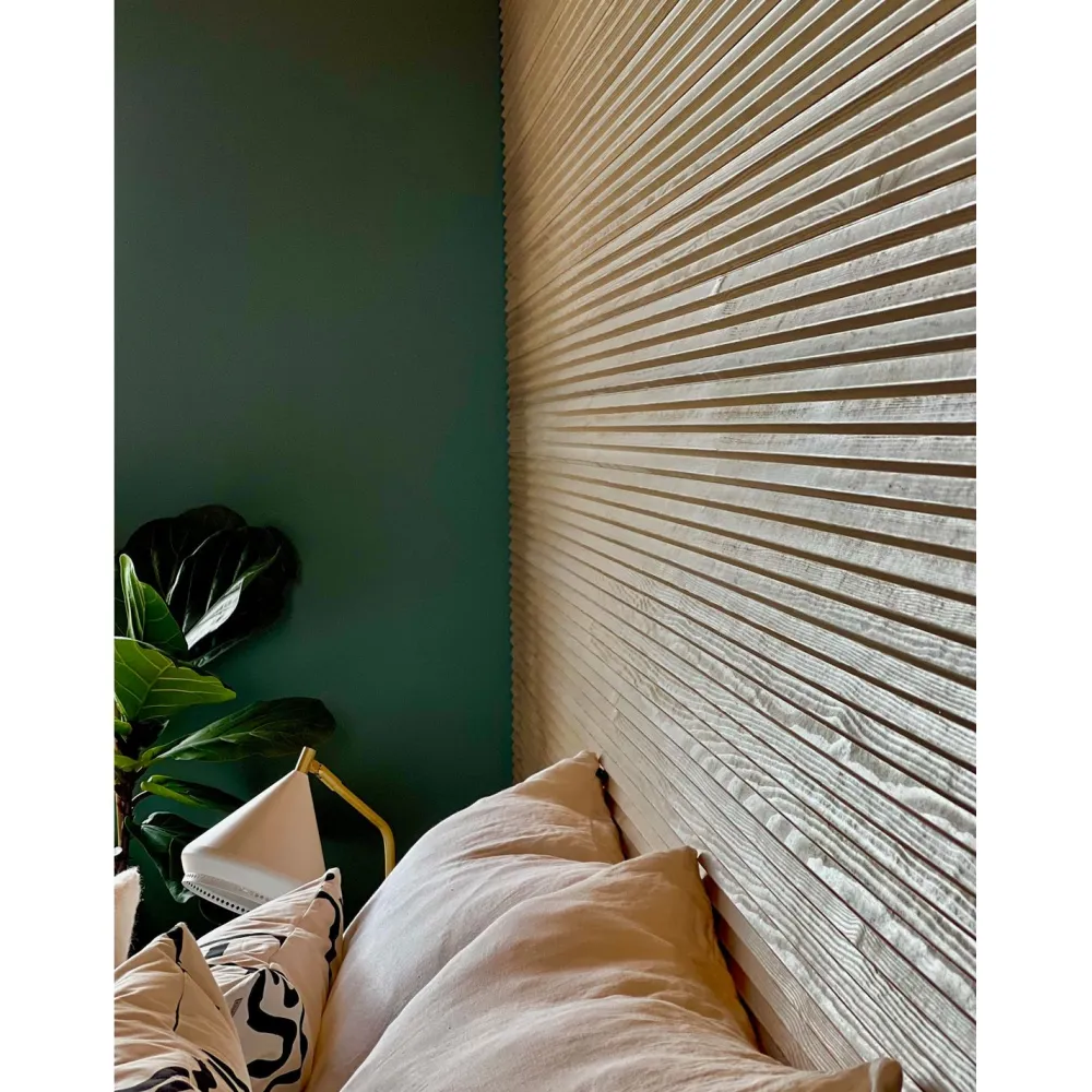 Sale Sisustuspaneeli Vire 15x90x3600 mm kuultava hiekka Rimaseinät
