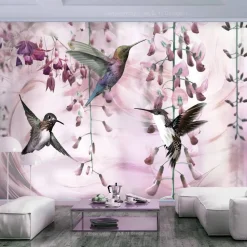 Sisustustarra Flying Hummingbirds eri kokoja Sisustustarrat