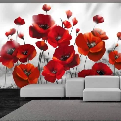 Sisustustarra Poppies in the Moonlight eri kokoja*Artgeist New