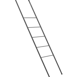 Sisustustikkaat Drammen, 50x160cm, musta teräs*Vind Clearance
